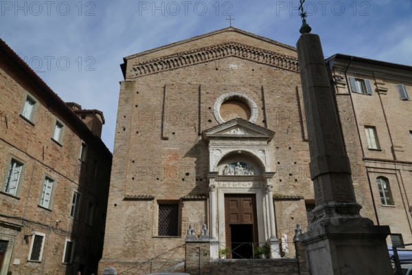 Church, Chiesa di San Domenico, Urbino, Pesaro and Urbino Province, Marche, Italy