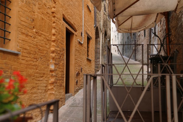 Alley, Urbino, Pesaro and Urbino Province, Marche, Italy