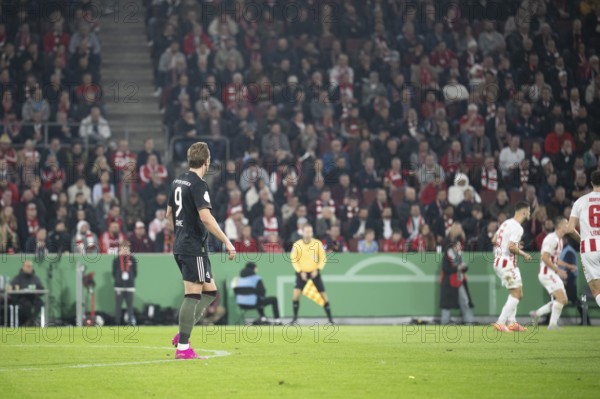 (DFL/DFB REGULATIONS PROHIBIT ANY USE OF PHOTOGRAPHS AS IMAGE SEQUENCES AND/OR QUASI-VIDEO), Rhein Energie Stadion, Cologne, North Rhine-Westphalia, Harry Kane (FC Bayern Munich, attack, #9), DFB-Pokal 1.FC Cologne, FC Bayern Munich on 29.10.2025 at the Rhein Energie Stadium in Cologne Germany