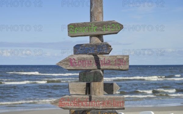 Guide to distant places, Baltic Sea, beach, waves, Jurmala, Latvia