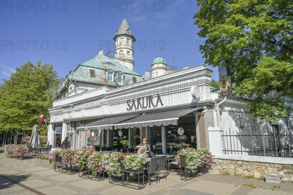 Sakura sushi restaurant, Jomas iela main street, Jurmala, Latvia