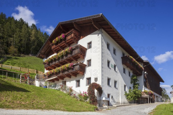 Pension Jedlerhof in an old farmhouse, Neustift im Stubai Valley, Stubai Valley, Stubai, Tyrol, Austria