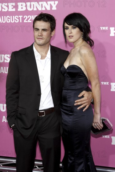 Rumer Willis and Micah Alberti at the Los Angeles premiere of 'House Bunny' held at the Mann Village Theatre in Westwood, USA on August 20, 2008, Los Angeles, CA, USA, Los Angeles, California, USA
