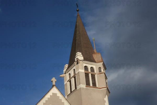 Kirchturm, Waasenkirche, Leoben, Styria, Austria
