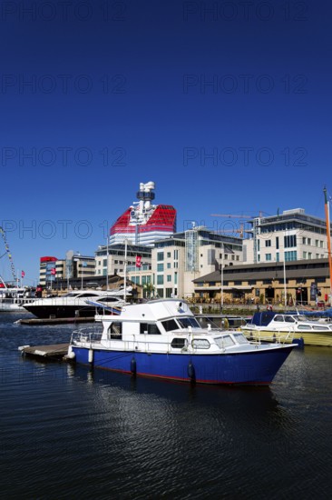 The Lilla Bommen building called Lipstick at harbor on Gota river bank on May 12, 2025 in Gothenburg, Sweden