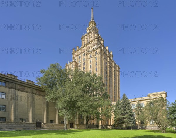 Latvian Academy of Sciences LZA, Akademijas laukums, Latgales, Riga, Latvia