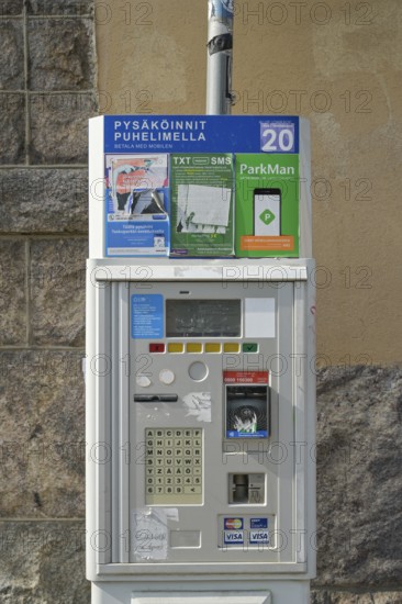 Parking ticket machine, Helsinki, Finland