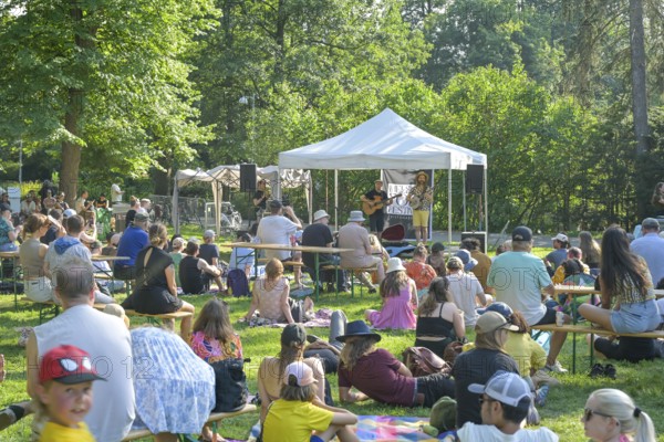 People, free concert, Alppipuisto Park, Helsinki, Finland