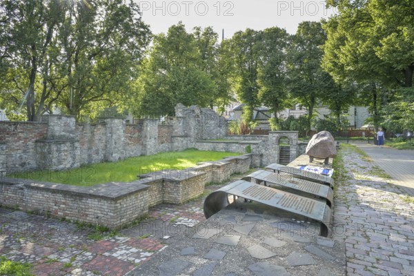 Ruins, Great Synagogue Memorial, Holocaust Memorial, Dzirnavu iela, Latgales, Riga, Latvia