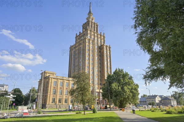 Latvian Academy of Sciences LZA, Akademijas laukums, Latgales, Riga, Latvia