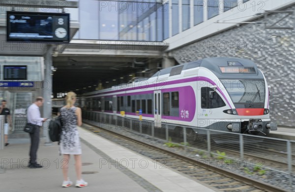 Train at Pasila Station, Helsinki, Finland