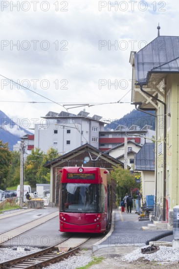 Stubaitalbahnim Bahnhof, Flupmes, Stubai Valley, Tyrol, Austria