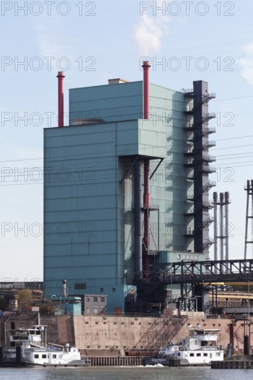 Hüttenwerke Krupp Mannesmann, HKM, Werkshafen am Rhein, Duisburg, Ruhr Area, North Rhine-Westphalia, Germany
