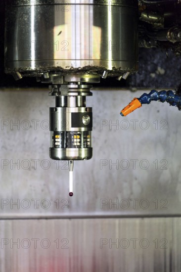 Automation and industry 4.0 concept with modern CNC milling machine cutters detail Prague Czech republic