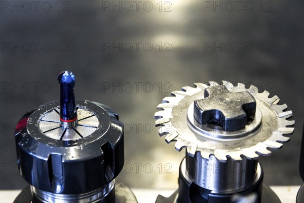 Modern CNC milling machine cutters, industry 4.0 concept Prague Czech republic