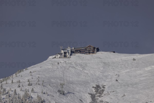 Landscape panorama, autumn, snow, mountains, Schmittenhöhe, Zell am See, Pinzgau