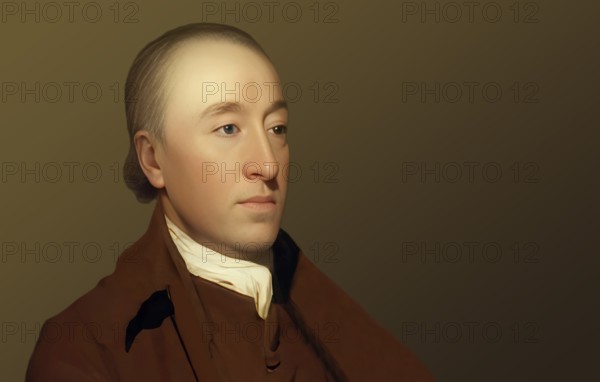 Portrait of James Hutton, 1726 – 1797, Scottish geologist, agriculturalist, chemical manufacturer, naturalist and physician, the Father of Modern Geology, digitally optimized based on a painting by Henry Raeburn