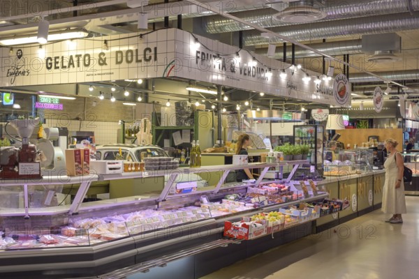 Sausages and delicatessen, bar, Baltic Station market, Balti Jaama Turg, Kalamaja, Tallinn, Estonia