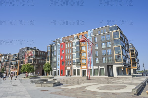 New buildings, residential buildings, Noblessner waterfront, Kalamaja, Tallinn, Estonia