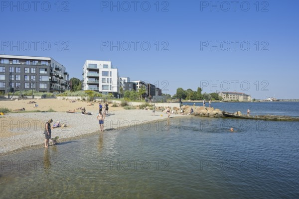 Kalarand new building district, Kalaranna Kvartal, beach, Kalamaja, Tallinn, Estonia