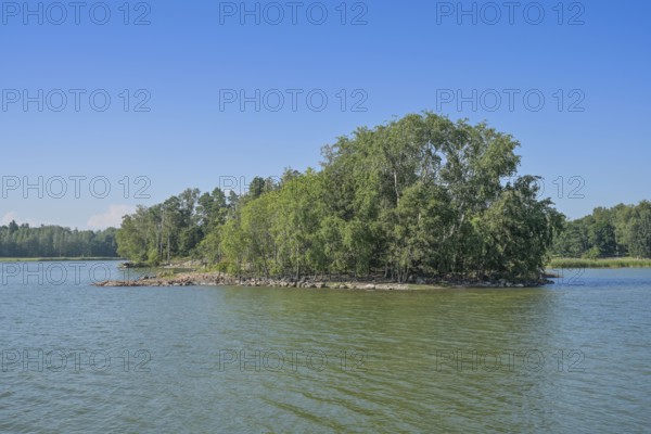 Small island in the archipelago off Seurasaari Island, Helsinki, Finland