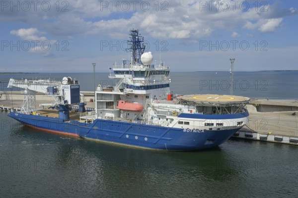 Botnica, multi-purpose icebreaker and supplier, Sadama harbour district, Tallinn, Estonia