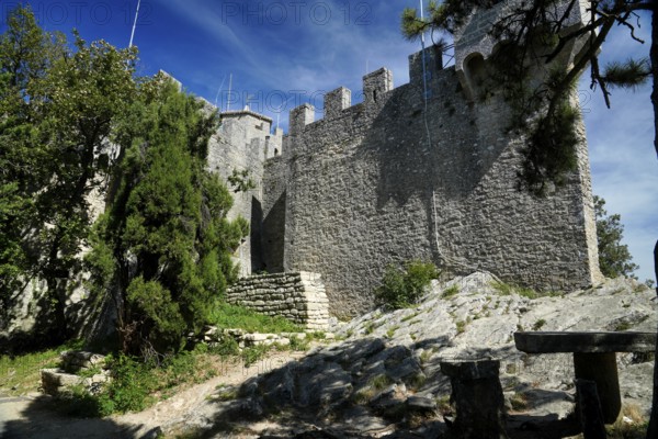 Old watchtower, Monte Titano, San Marino City, San Marino