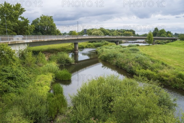 Bridge over the Main, Deutsche Korbstadt, Lichtenfels, Upper Franconia, Franconia, Bavaria, Germany