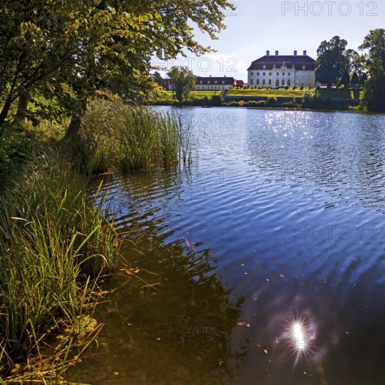 Meseberg Castle, Baroque Castle on Lake Huwenow, Guest House and Conference Center of the Federal Government, Meseberg, Gransee, Brandenburg, Germany