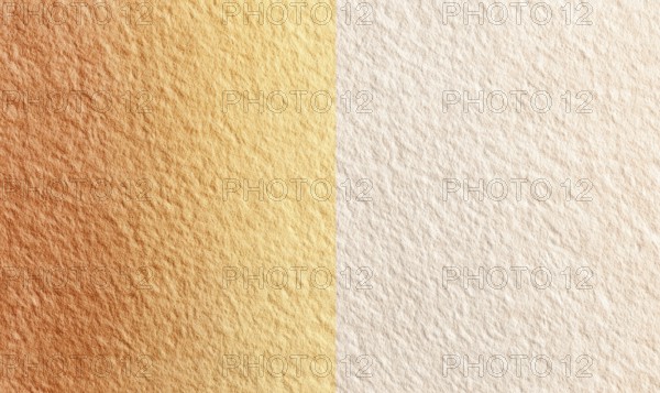 Two tan and white surfaces with a slight orange hue. The surfaces are slightly textured and appear to be a part of a larger, more complex design. AI generated