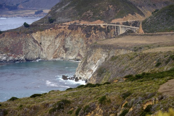 Coastal road near San Luis Obispo, California, USA