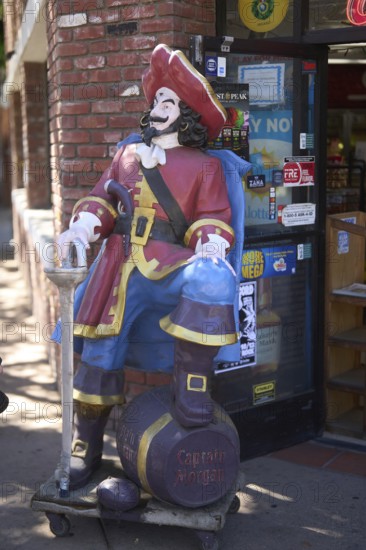 The coastal town of San Luis Obispo, California, USA