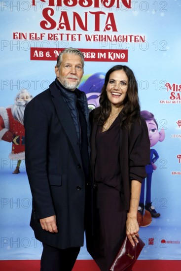 Kai Wiesinger and Bettina Zimmermann at a special screening of MISSION SANTA - AN ELF SAVES CHRISTMAS at the Kulturbrauerei in Berlin on 25.10.2025