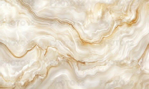 A white and tan marble wall with a wave pattern. The wall is made of marble and has a warm, inviting feel. AI generated