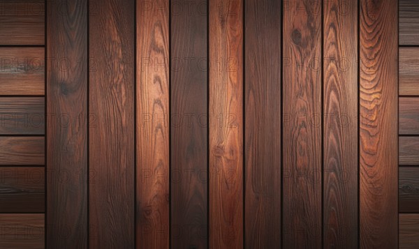 A wooden background with brown wood grain. The wood grain is very prominent and the background is almost entirely made up of wood AI generated