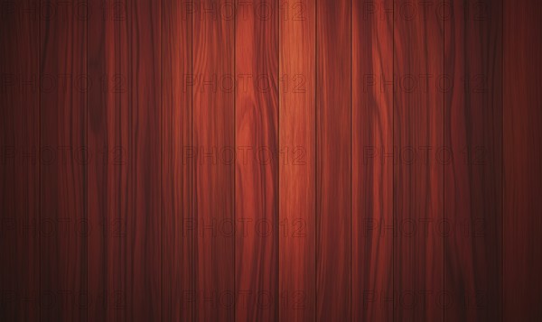 A close up of a wooden surface with a reddish brown color. The wood grain is visible and the surface appears to be smooth AI generated