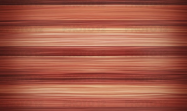 Abstract horizontal wood pattern in shades of red with smooth lines and texture AI generated