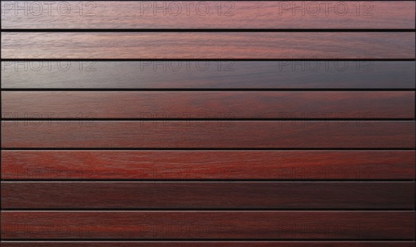 A close up of a wooden surface with a brown color. The wood grain is visible and the surface appears to be smooth AI generated