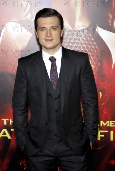 Josh Hutcherson at the Los Angeles premiere of 'The Hunger Games: Catching Fire' held at the Nokia Theatre L.A. Live in Los Angeles, USA on November 18, 2013, Los Angeles, CA, USA, Los Angeles, California, USA