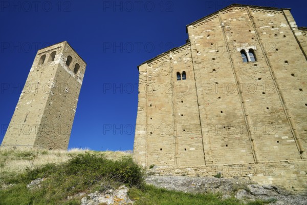 Concattedrale di San Leone, Torre Civica, San Leo, Emilia-Romagna, Italy