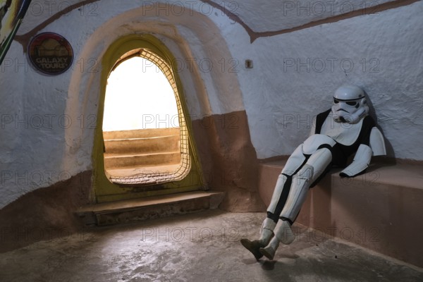 Star Wars, stormtrooper, science fiction, indoor, movie backdrop, Matmatat-ai-Quadimal, Tunisia, film set