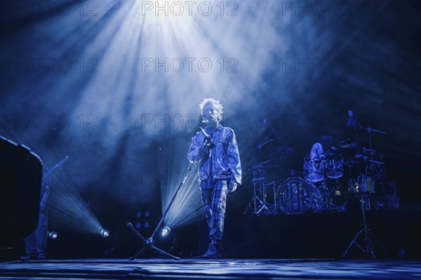 Singer Takahiro Moriuchi and drummer Tomoya Kanki from One Ok Rock live on Detox European Tour 2025 in Berlin's Max-Schmeling-Halle on 24.10.2025