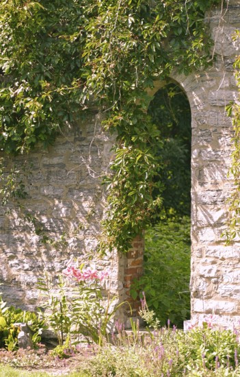 An archway at the Fisk Farm country inn in Isle LaMotte, vermont