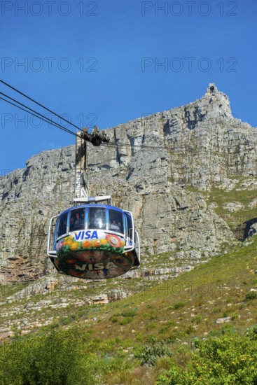 Table Mountain cable car gondola, Cape Town, Western Cape, Republic of South Africa
