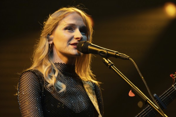 WROCLAW, POLAND - AUGUST 1, 2025: Music Festival Meskie Granie (Men's Playing). On the stage Kaska Sochacka vocal and guitar