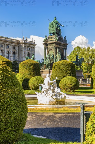 Maria-Thersia Memorial at Maria-Theresien-Platz, Vienna, Austria