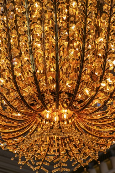 Chandelier at the Vienna State Opera, Vienna, Austria