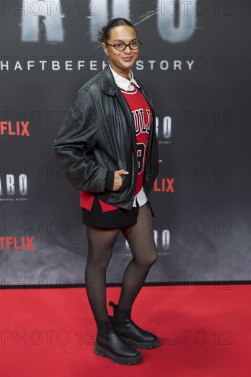 Taneshia Abt at the premiere of the Netflix film Babo in the Astor Film Lounge Berlin on 24.10.2025