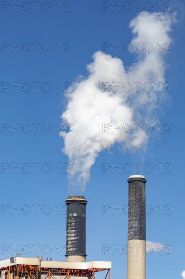 Rock Springs, Wyoming - The Jim Bridger power plant. Originally all four units were coal-fired, but two were converted to natural gas in 2024. The plant is owned by PacifiCorp, a subsidiary of Berkshire Hathaway