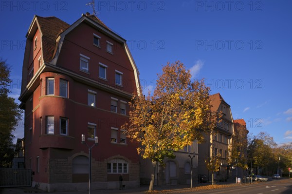 Feuerbach residential buildings, autumn, Stuttgart, Baden-Württemberg, Germany